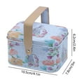 thumbnail image 3 of Holiday Metal Tin Box Portable Gift Container Storage for Candy Snacks Cookies Christmas Packaging Reusable Festive Iron Tin Box, 3 of 6