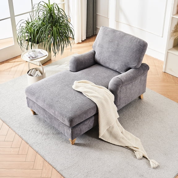 Indoor Comfort and Stylish Design - Relax in a Cozy Chaise Lounger in Your Living Room or Bedroom
