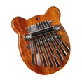 thumbnail image 3 of Piano de pulgar compacto pequeño colgante regalo, instrumento musical Piano de para niños jugadores amantes de la música adornos adultos, , Oso, 3 of 8