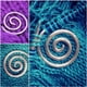 thumbnail image 1 of Espiral cable tejer chal Pin titular tapicería agujas para hilo (plata), 1 of 4
