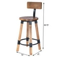 thumbnail image 2 of Butler Specialty Masterson Wood & Metal Counter Stool In Beige, 2 of 10