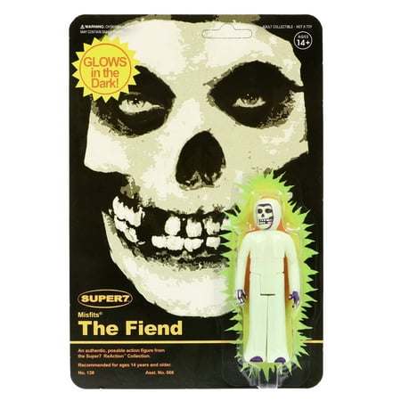 - Super7 Misfits The Fiend Glow In The Dark ReAction Figure