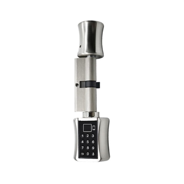 Door Lock, Cylinder TUYA App Password Fingeprint Biometric Electronic Smart Door Lock Digital Keypad Code Keyless Lock ,Easy to Install