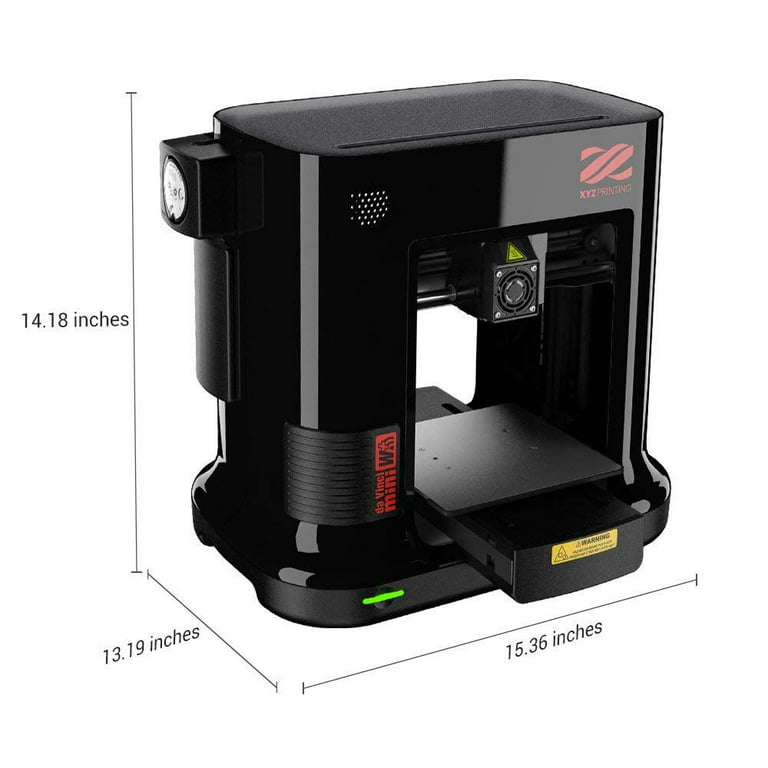 Forvent det modul 945 XYZprinting da Vinci Mini Wireless 3D Printer-6"x6"x6" Volume (Includes:  300g Filament, PLA/Tough PLA/PETG/Antibacterial PLA) Upgradable to print  Metallic/Carbon PLA - Walmart.com