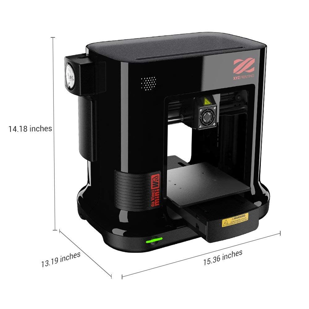 XYZprinting da Vinci Mini Wireless 3D Printer-6"x6"x6" Volume (Includes: 300g Filament, PLA/Tough PLA/PETG/Antibacterial PLA) Upgradable to print Metallic/Carbon PLA - image 5 of 5