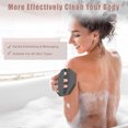 thumbnail image 5 of Unique Bargains Silicone Body Scrubber Exfoliating Shower Scrubber with Non-slip Hand Strap for Use in Shower Gray, 5 of 7