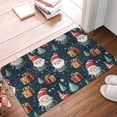 thumbnail image 5 of Fotbe Extra Durable Door Mat - Dirt Trapping Outdoor Welcome Mats - Non-Slip Outdoor Door Mats - Low Profile Front Door Mat - Indoor (16" x 24", Cute Santa Claus Gift ), 5 of 8
