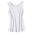 thumbnail image 5 of JIAYUE Women's Tank Top Silk Sleeveless Comfortable Summer Solid Color Relaxed Fit Crew Neck Breathable Basic Ladies Vest, 5 of 8