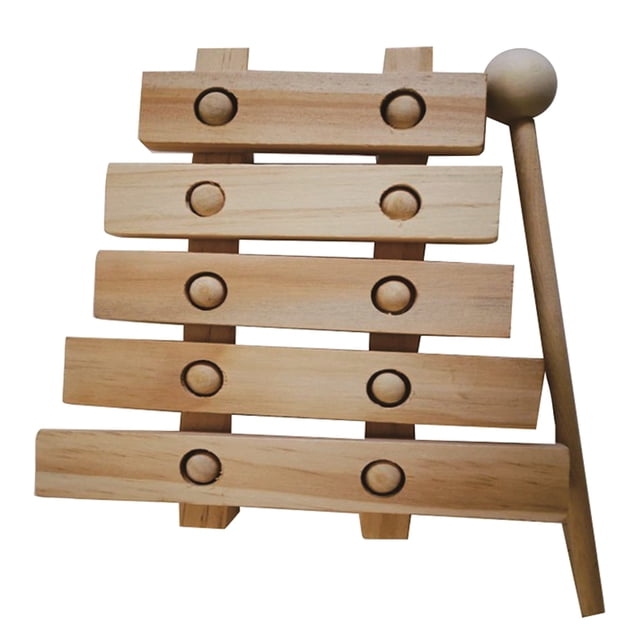 FUTUREORYY Toy Instruments Knocking Xylophone Toy Wood 1Pcs Music Perception Brain Coordination Exercise