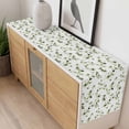 thumbnail image 4 of Sage Green Botanical Table Runner - 108 Inch Long, Kitchen Dining Table Runner Dresser Scarves, Retro Blossom Floral Wildflower Farmhouse Decor for Coffee Tables Wedding Party Banquet, 4 of 8