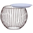 thumbnail image 3 of vidaXL Table Basse 2 Pcs Or, 3 of 5