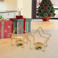 thumbnail image 4 of Hot6sl Ofertas y Liquidaciones Vela Navideña para Mesa de Comedor, Forma de Árbol de Navidad Festivo, Vela Metal y Hierro, Vela de Estrella, 4 of 5
