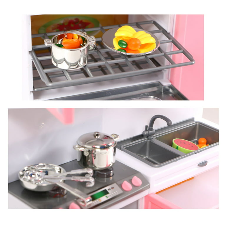 Kids Simulation Play House Toys Stainless Steel Kitchen MINI