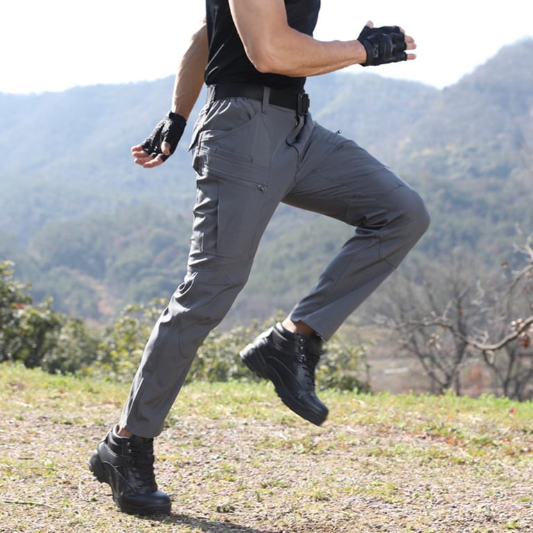 BiZtdJrK Men's Fleece Lined Cargo Pants Outdoor Water Resistance