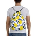 thumbnail image 2 of Bingfone Tropical Lemon Drawstrings Backpacks Bags For Men Women Gym Drawstrings Bag, 2 of 9