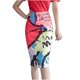 thumbnail image 1 of Gibobby faldas de mezclilla para mujer Falda corta de cadera con paquete de pasos estampado de falda de media longitud de moda para mujer(Rosa, M), 1 of 5
