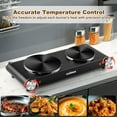 thumbnail image 5 of (2 pack) Cusimax 23.03 Inch 2-Coil Stainless Steel Countertop Burners, 5 of 7