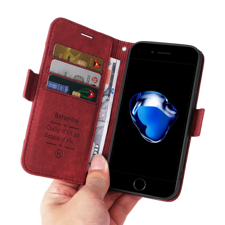 Transparent Iphone Se Case Leather Wallet Case For IPhone SE 2022