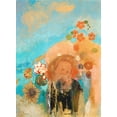 thumbnail image 2 of Redon, Odilon 19x24 White Modern Wood Framed Museum Art Print Titled - Evocation of Roussel, 2 of 4