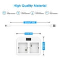 thumbnail image 4 of Amdohai Battery Charger Station Compatible with Arlo Ultra 4k Arlo Pro 3 Camera Dual Charging Station LED Display, 4 of 7