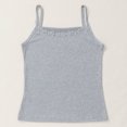 thumbnail image 5 of Wensltd Women Solid Color V Neck Tank Top With Built In Bra Summer Short Sleeve Pajama Tops Breathable weight Casual Daily Layering Top, 5 of 9