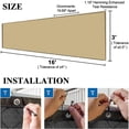 thumbnail image 5 of LOVE STORY 3' x 16' Balcony Privacy Screen Fence Cover Mesh for Deck Patio Porch Railing, Sand, 5 of 7