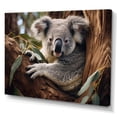 thumbnail image 2 of Designart "Koala Haven Australia painting I" Animals Wall Art Living Room, 2 of 5