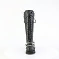 thumbnail image 3 of Demonia RENEGADE-215 Women's 2 1/2" Tiered Platform Lace-Up Knee Hight Boots with Chains, 3 of 5