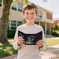 thumbnail image 7 of CHAQLIN Stretch Polyester Children's Trifold Card Wallet with Soccer Player Decoration , Youth Slim Wallet for Outdoor and Daily Use, 7 of 7