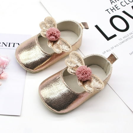 

Baby shoes Infant Newborn Baby Girls Prewalker Bow Applique Single Shoes Princess Shoes CHMORA