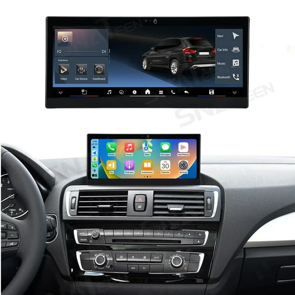 SNATEEN 10.25 inch Car Stereo for BMW 1 Series 2012-2015 NBT Android 13 Car Radio Multimedia GPS Navigation Wireless Carplay with Gesture Control Screen