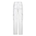 thumbnail image 4 of Y2K Poches Jeans Amples Mode 100 % Coton Pantalons en Denim pour Femmes, 4 of 9