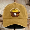 thumbnail image 2 of Gyexs Protecting Our National Parks Print Hat Vintage Washed Cotton Graphic Resist Bear Baseball Caps Unisex #Yellow, 2 of 5
