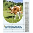 thumbnail image 2 of Heavy Duty Galvanized Wire Fence Roll for Garden & Yard – 1.2*50 Meter Welded Cattle & Animal Barrier Mesh, Livestock, Poultry, Deer, Hog, Goat, Sheep, Durable Farm Fencing, 2 of 8