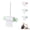 Green, variant on Bird Shredding Toys – Parrot Rolling Paper Play Toy with Hanging Chain, Interactive Paper Roll Toy for Parakeet Cockatiel Budgie Lovebird