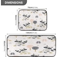 thumbnail image 3 of GZHJMY Cute Raccoon Riding A Bike Kitchen Mat - Cushioned Anti Fatigue Kitchen Rug Set of 2, Non Slip Waterproof Kitchen Mats for Kitchen, Laundry, Sink, Office 19.7"×27.6"+19.7"×47.2" Carpet Runner, 3 of 7