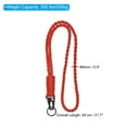 thumbnail image 2 of Unique Bargains 21.7' Paracord Neck Lanyard Keychain Braided Strong Lanyard with Clip and Key Ring Red 2 Pack, 2 of 5