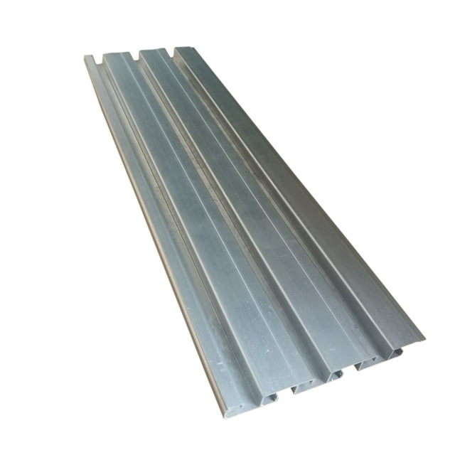 FixtureDisplays® 24" L x 5"W Double Sided Slatwall Aluminum Slatwall Panel Merchandising Slatwall Metal Board 11561-SLATWALL