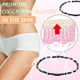 thumbnail image 1 of Hot6sl Ofertas de La Semana Tobillero de Playa con Cuentas de Cálculos Biliares Magnéticas Negras Ovaladas y Personalidad para Mujer, 1 of 7