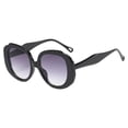 thumbnail image 2 of Only Moment Sun Glassesfor Women Beach Accessories Plastic Trendy Sun Glasses Polarized UV400 Protection Fashion Sunglasses Black One Size, 2 of 4