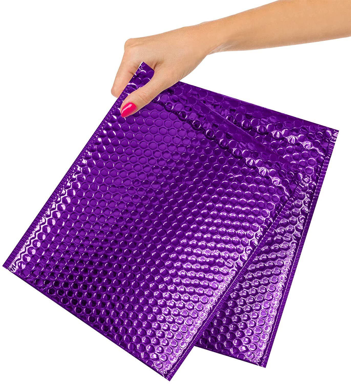 Purple Padded Bubble Mailers 7" x 6.75" Mailing Envelopes 250 Pieces 