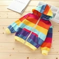 thumbnail image 4 of LOVEBAY Toddler Baby Girl Cardigan Sweatshirts Toddler Zipper Hooded Jackets Coat Pullover Tops Sweaters Hoodies Winter Clothes with Pockets, 4 of 4