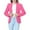 Hot Pink, variant on Otqutp Blazer Jacket for Teen Girls Long Sleeve Y2K Solid Lapel Formal Suit Open Front Business Dress Tops with Pocket