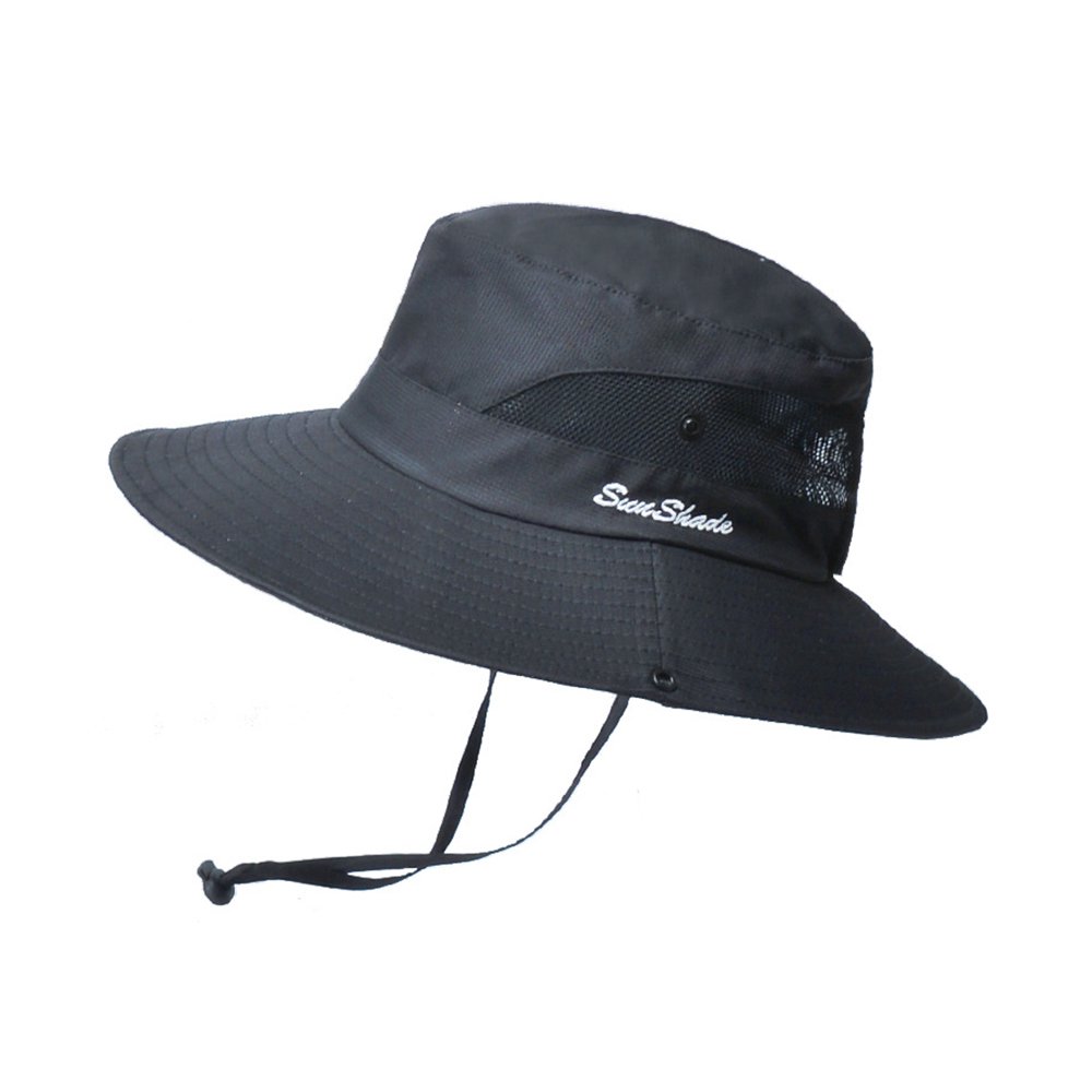 Aptoco Fishing Hat for Women UV Protection with Ponytail Hole and Wide Brim