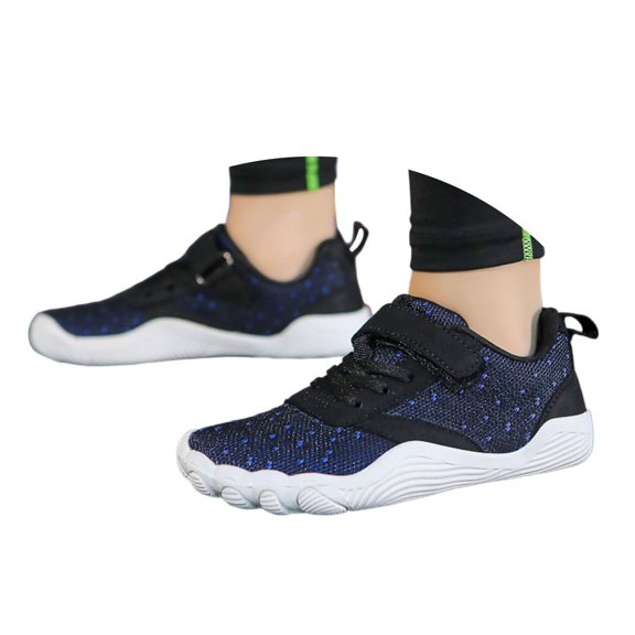 Otqutp Boys Girls Barefoot Shoes Lightweight Sneakers Comfort Low Top Outdoor Sports Gym Running Hiking Comfort Shoes