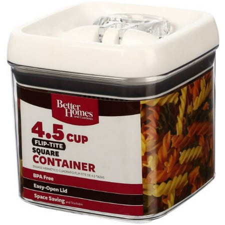 Better Homes And Gardens Flip Tite 4 5 Cup Square Container Katexnsa