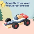thumbnail image 5 of Wooden Racing Car Kit Toy, Car Assembly Model Educational Toy, Halloween, Christmas, Birthday Children's Gift, Classic Toy Car Set, 5 of 6