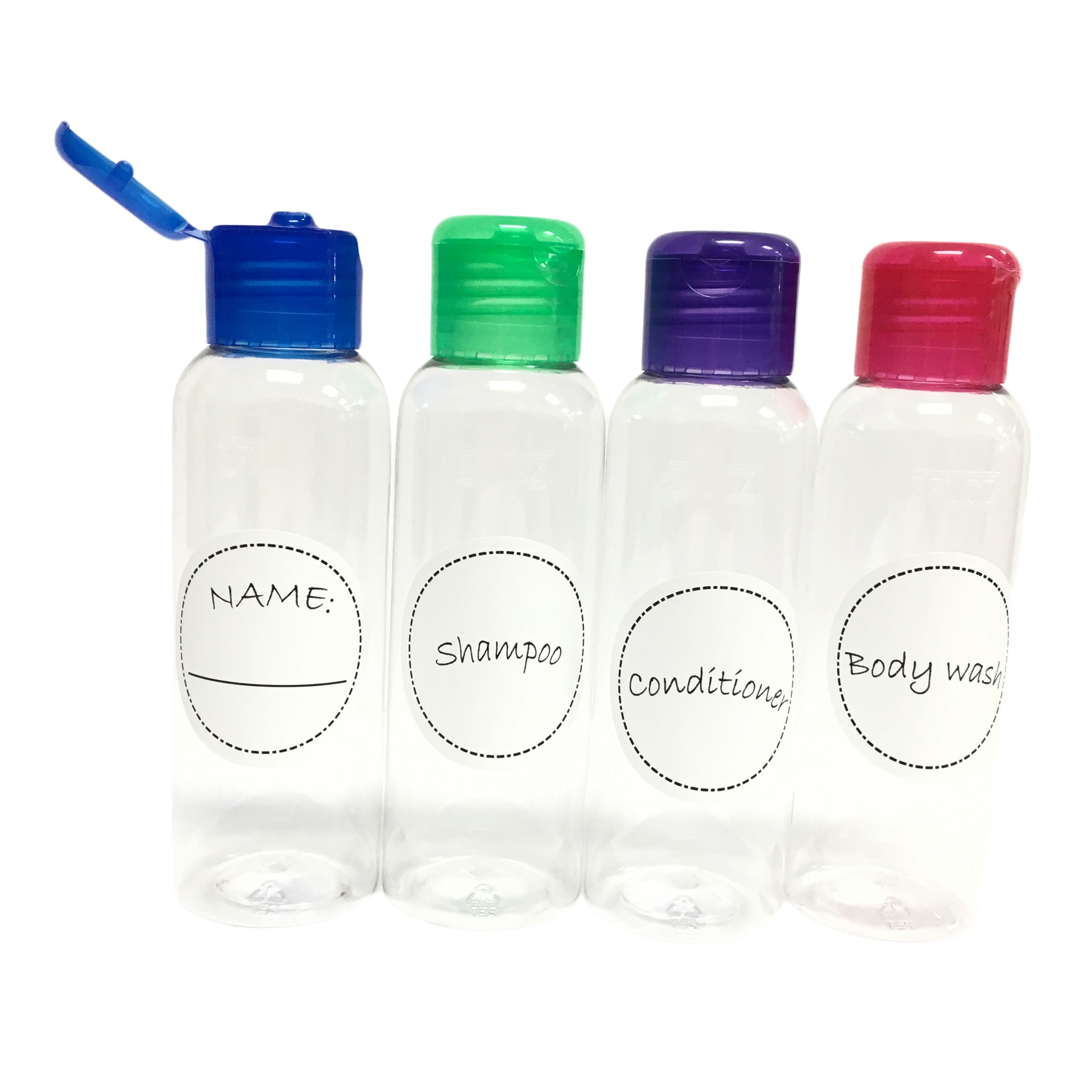 Nice! on The Move 3.4 Ounce 4-Piece Travel Bottle Set - Each