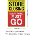 thumbnail image 2 of Store Closing Everything Must Go Sign Sign, 8 X 12 Grade Reflective Sheeting Rust Free Aluminum, Weather Resistant, Waterproof, Easy To Mount, 2 of 6