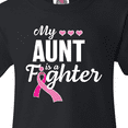 thumbnail image 4 of Inktastic Breast Cancer Awareness My Aunt is a Fighter Youth T-Shirt, 4 of 5